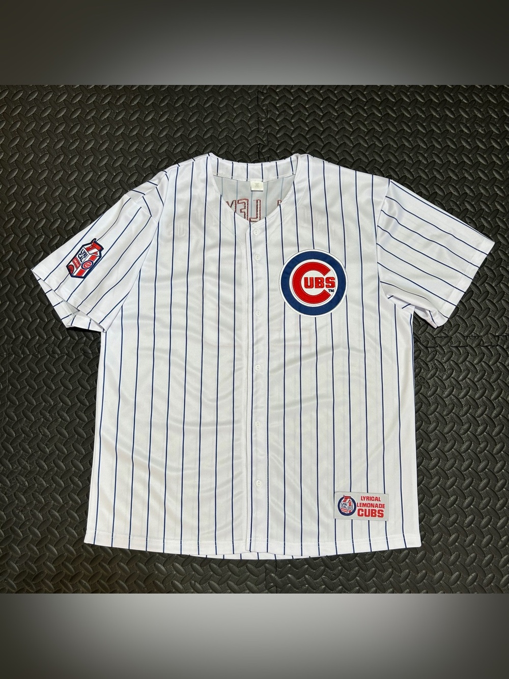 Chicago Cubs Lyrical Lemonade Jersey Home Pinstripe SGA 7/3/2024 Mens 2XL NEW